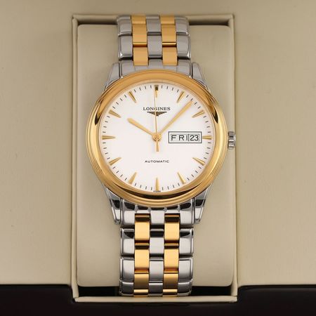 Pre-owned Longines Flagship Automatic Day Date 38.5mm L4.899.3.22.7