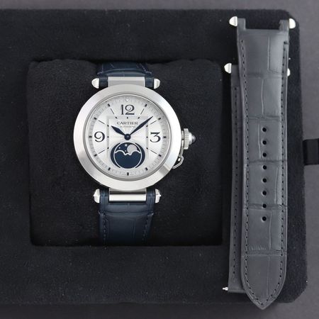 Pre-owned Cartier Pasha Moonpahse 41mm WSPA0030
