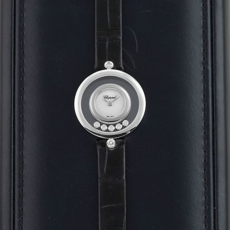 Pre-owned Chopard Happy Diamonds 25.8mm 209415-1001