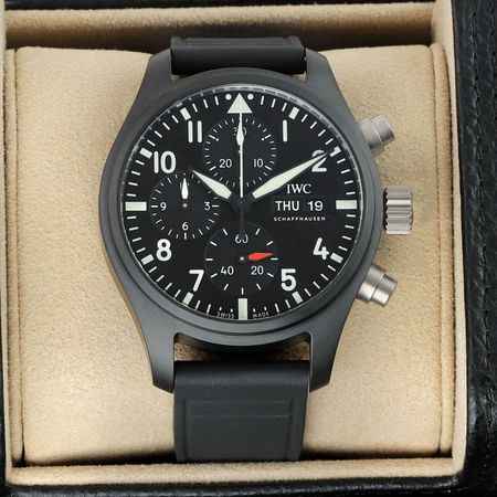 Pre-owned IWC Pilot's Watch Chronograph TOP GUN 41mm IW389401