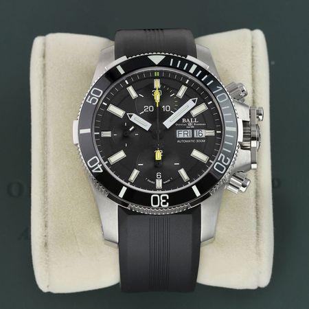 Pre-owned Ball Watch Engineer Hydrocarbon Submarine Warfare Chronograph 42mm DC2236A-PJ-BK