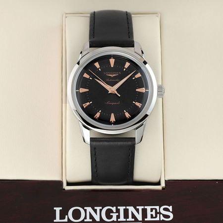 Pre-owned Longines Conquest Heritage 38mm L1.649.4.52.2