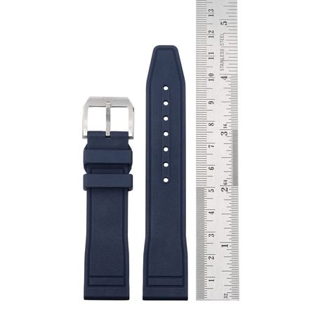 Pre-owned IWC  Blue Rubber Strap