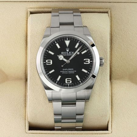 Pre-owned Rolex Explorer 39mm Mark II 214270 MK2