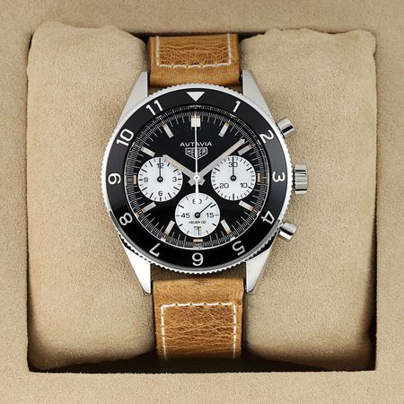 Pre-owned Tag Heuer Autavia Heritage Calibre Heuer 02 42mm CBE2110.FC8226