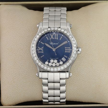 Pre-owned Chopard Happy Sport Automatic 36mm 278559-3007