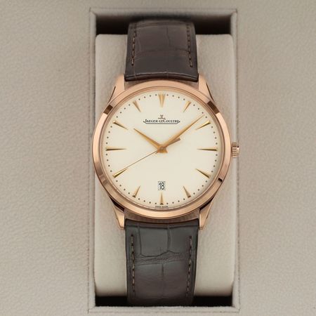 Pre-owned Jaeger LeCoultre Master Ultra Thin Date Automatic 40mm 1282510