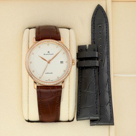 Pre-owned Blancpain Villeret Ultra Slim Automatic 38mm 6223-2987-55B