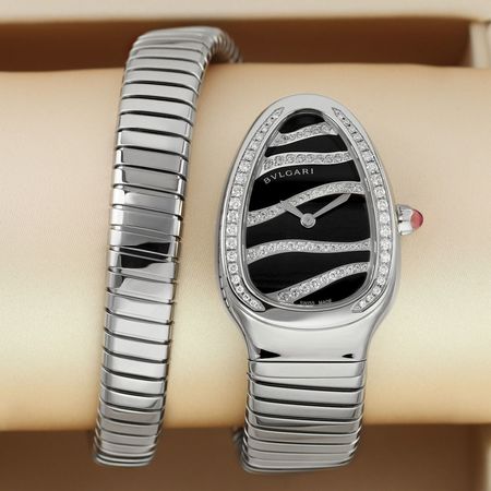 Pre-owned Bulgari Serpenti Tubogas 35mm 102440