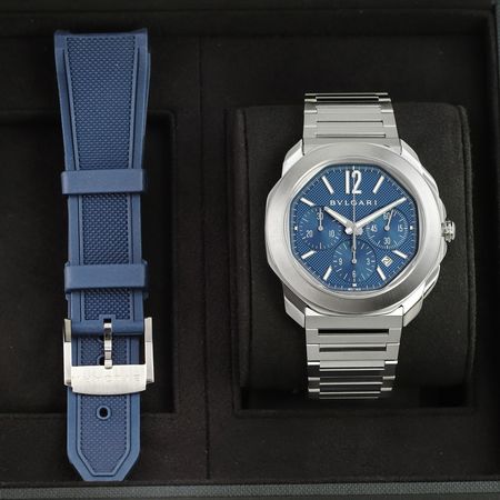 Pre-owned Bulgari Octa Roma Chronograph 42mm 103829