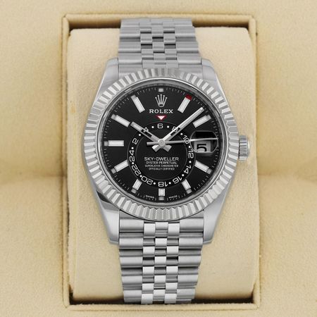 Pre-owned Rolex Sky Dweller 42mm 326934 Black Jubilee