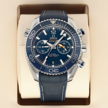 Pre-owned Omega FACTORY SERVICED Planet Ocean 600m Chronograph 45.5mm 215.33.46.51.03.001