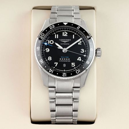 Pre-owned Longines Spirit Zulu Time 42mm L3.812.4.53.6