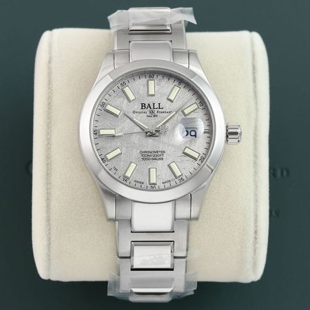 Pre-owned Ball Watch Engineer III Marvelight Meteorite Chronometer 40mm NM9026C-S46C-MSL