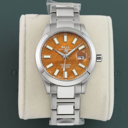 Pre-owned Ball Watch Engineer III Bright Path Tigerite 40mm NM9026C-S50CJ-YTE