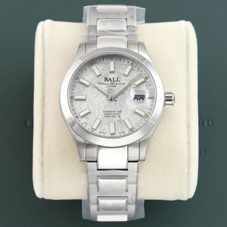 Pre-owned Ball Watch Engineer III Marvelight Meteorite Chronometer 40mm NM9026C-S46C-MSL