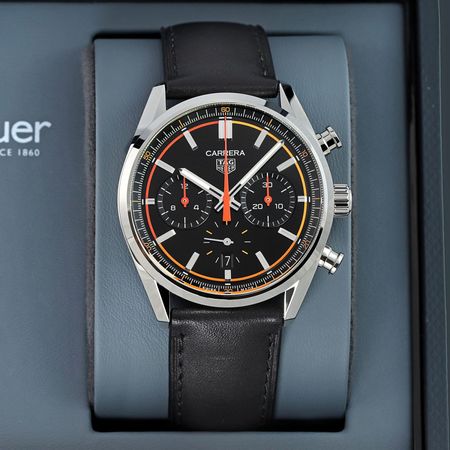 Pre-owned Tag Heuer Carrera Racing Calibre Heuer 02 42mm CBN201C.FC6542