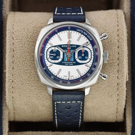 Pre-owned Breitling Limited Top Time B01 Martini Racing 38mm AB01772A1G1X1