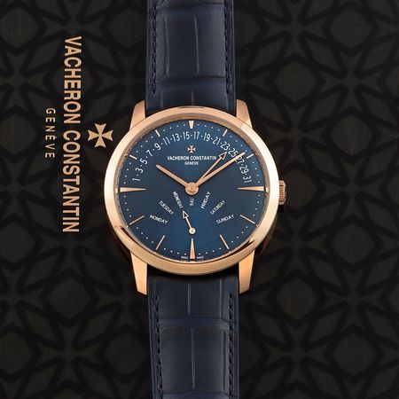 Pre-owned Vacheron Constantin Patrimony Retrograde Day Date 42.5mm 4000U/000R-B516